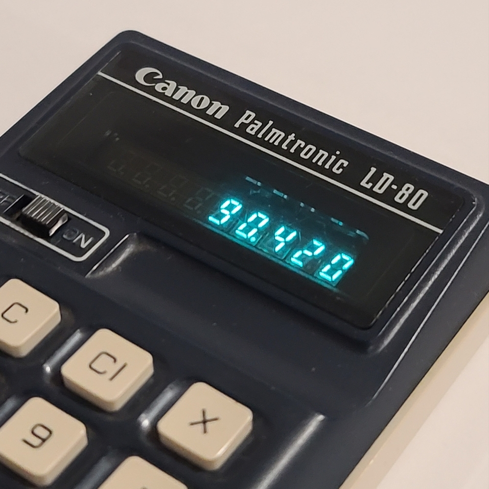 Vintage Canon palmatronic LD-80 calculator - Picture 4 of 7